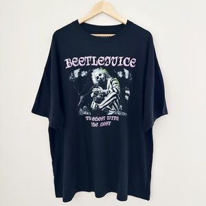 NEW Beetlejuice Halloween Graphic Tee